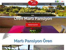 Tablet Screenshot of martipansiyon.net